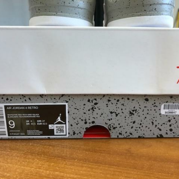 Jordan Retro 4 - "Oreos". G.O.A.T verified - Picture 7 of 7